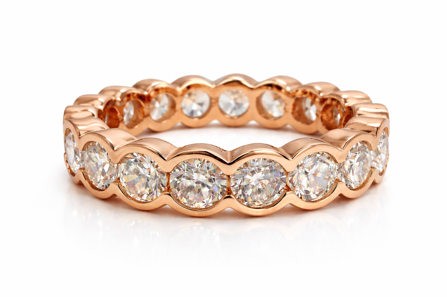 4.5 ctw 4mm Diamond Eternity Ring