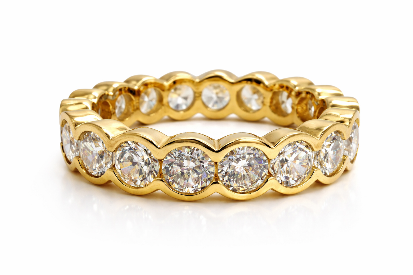 4.5 ctw 4mm Diamond Eternity Ring