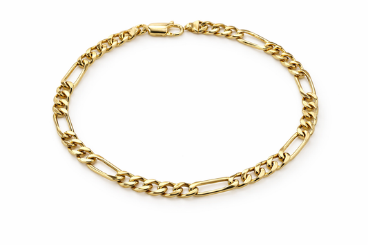 4.5mm Cuban Figaro Bracelet