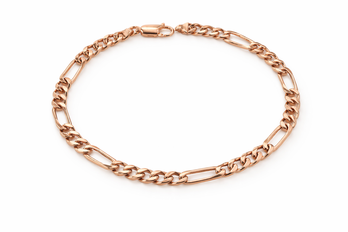 4.5mm Cuban Figaro Bracelet
