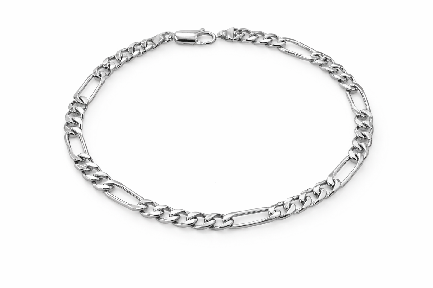 4.5mm Cuban Figaro Bracelet