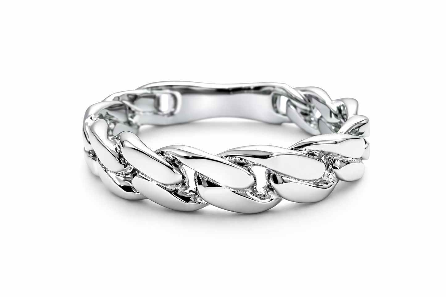 4mm Cuban Link Ring