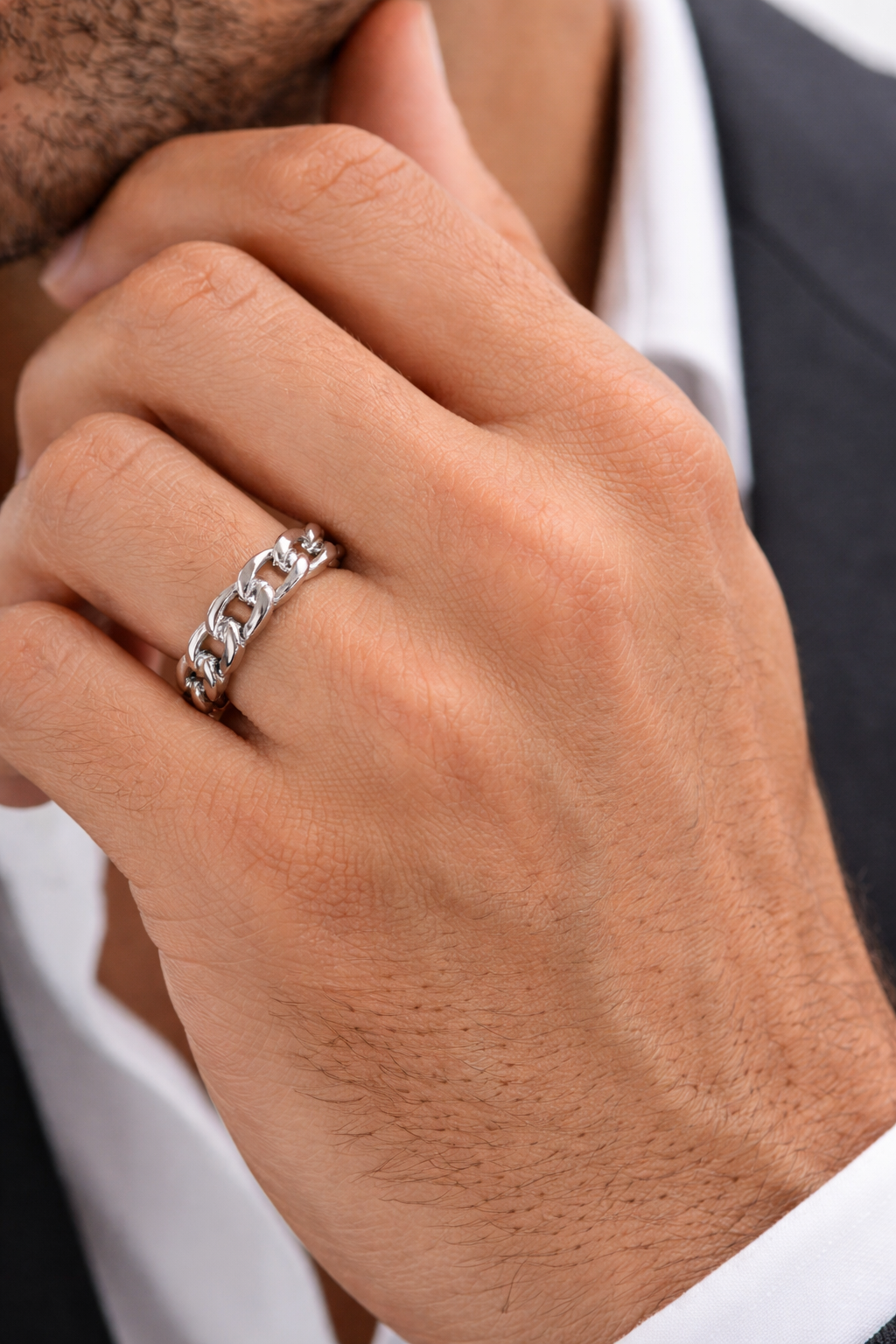 5mm Cuban Link Ring