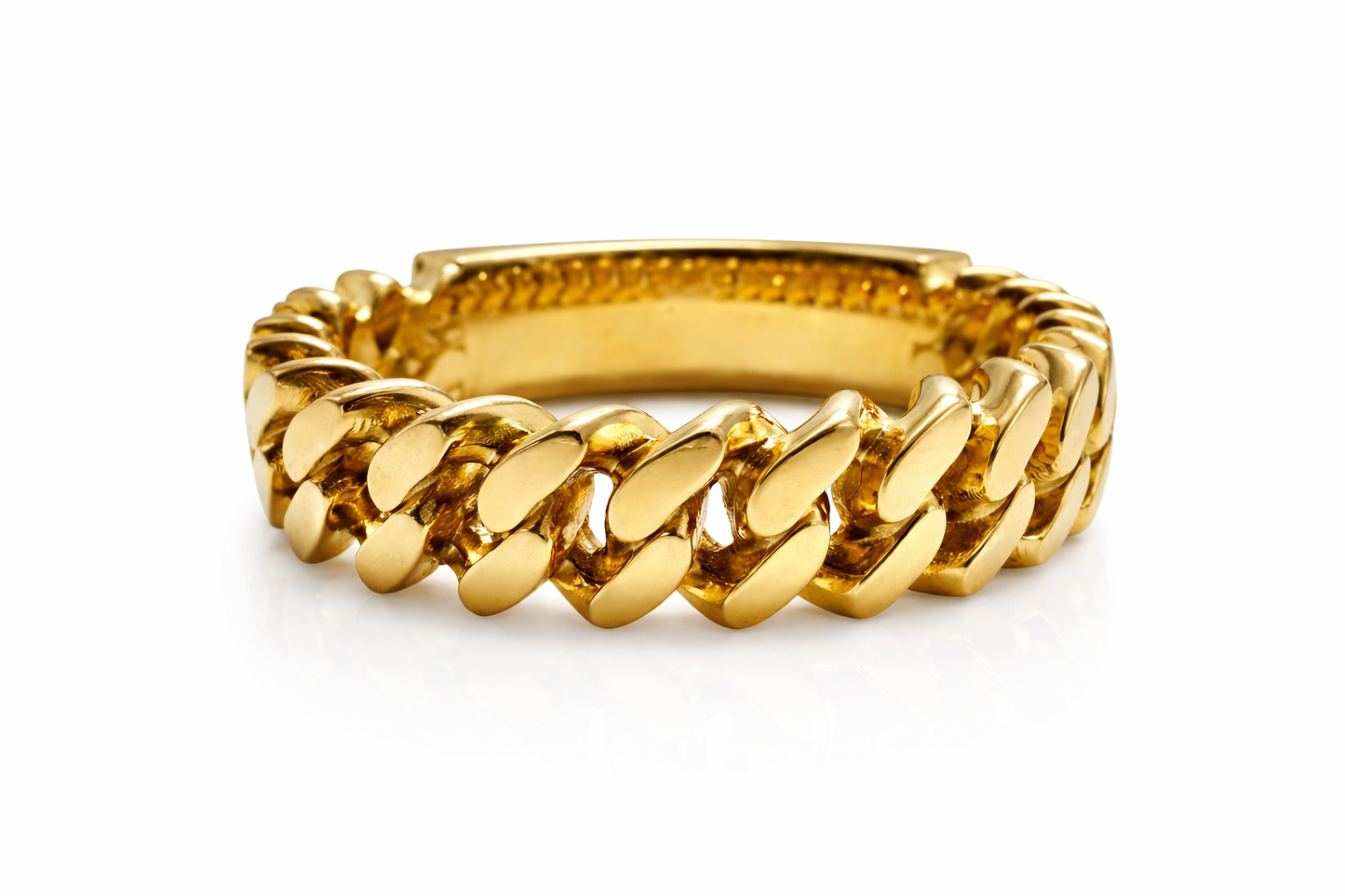 6mm Skinny Cuban Link Ring