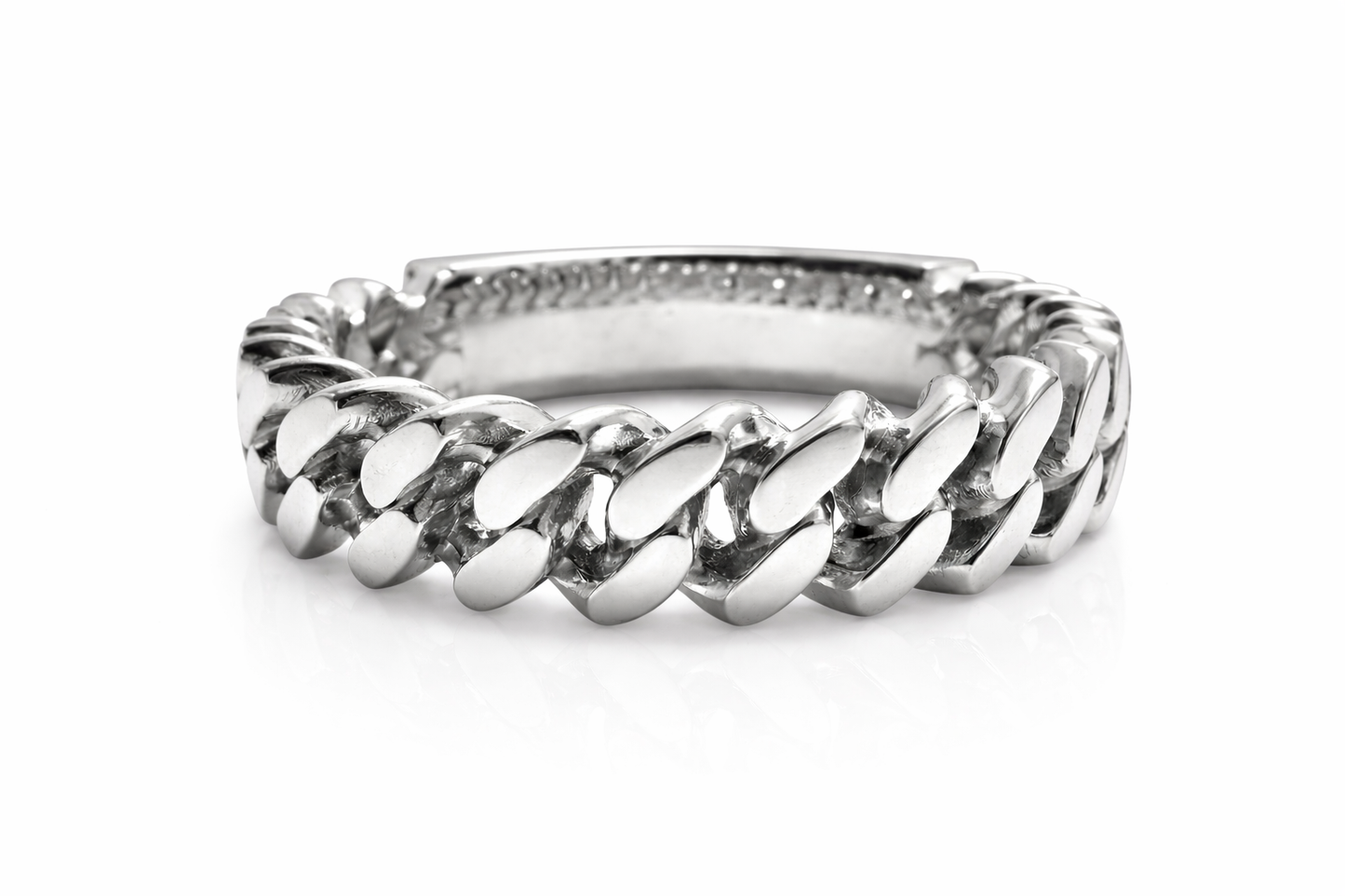 6mm Skinny Cuban Link Ring