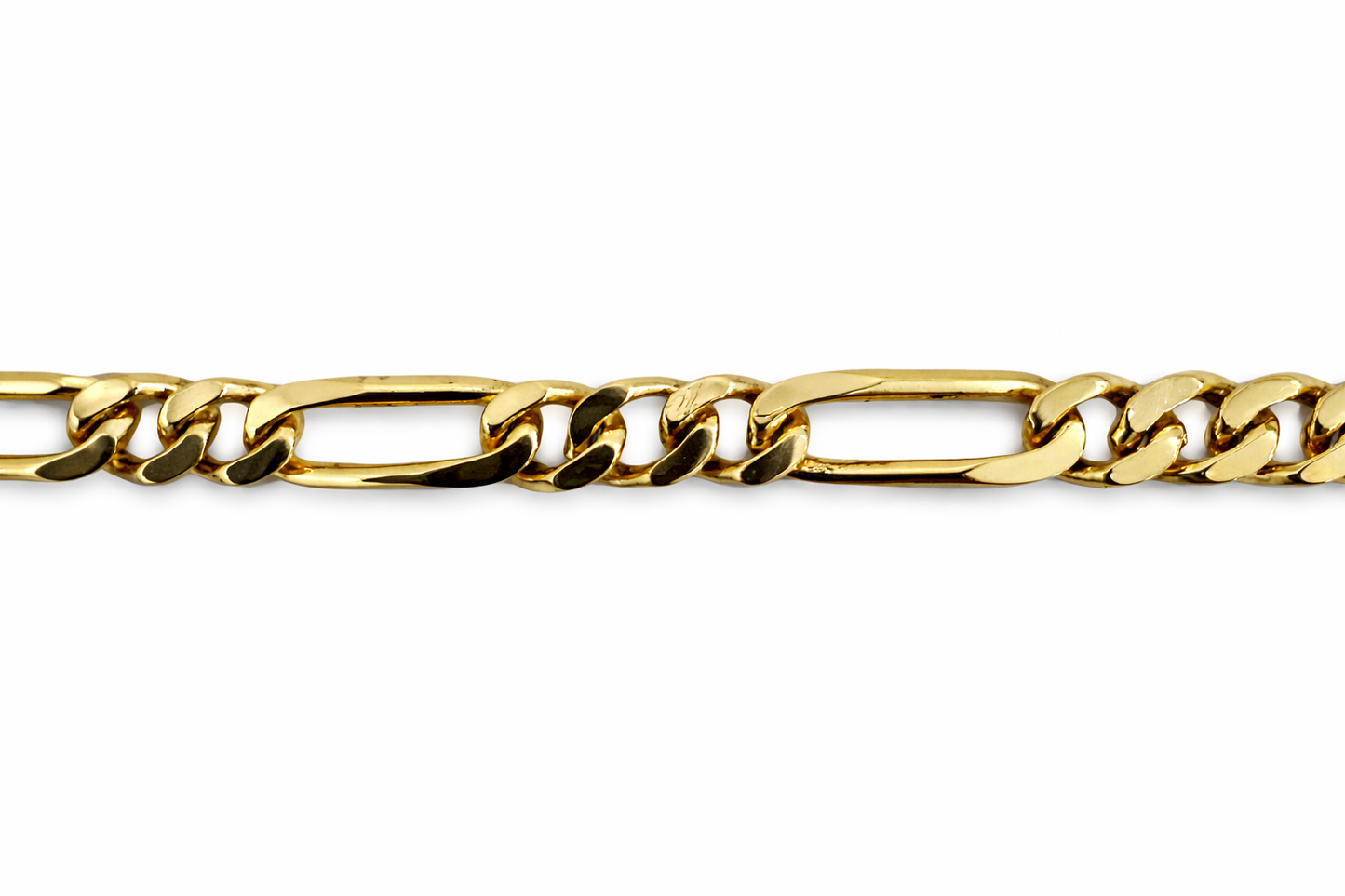 6mm Cuban Link Figaro ID Bracelet