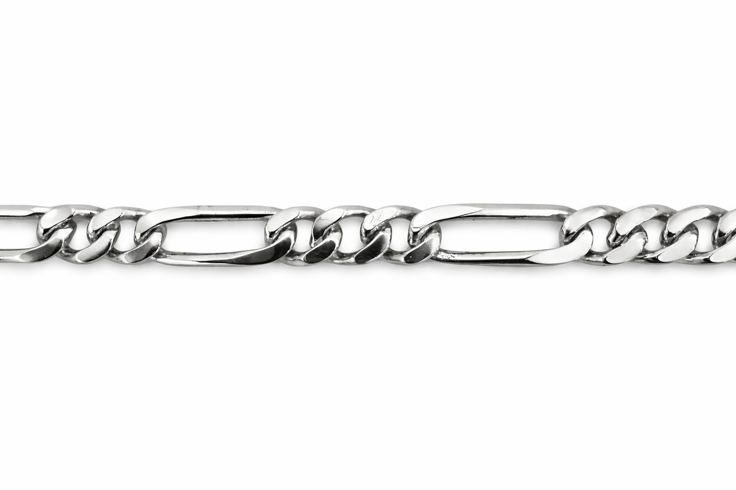 6mm Cuban Link Figaro ID Bracelet
