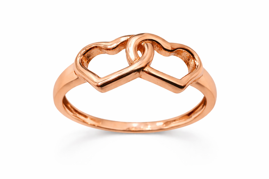Double Heart Ring