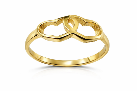 Duo Heart Ring