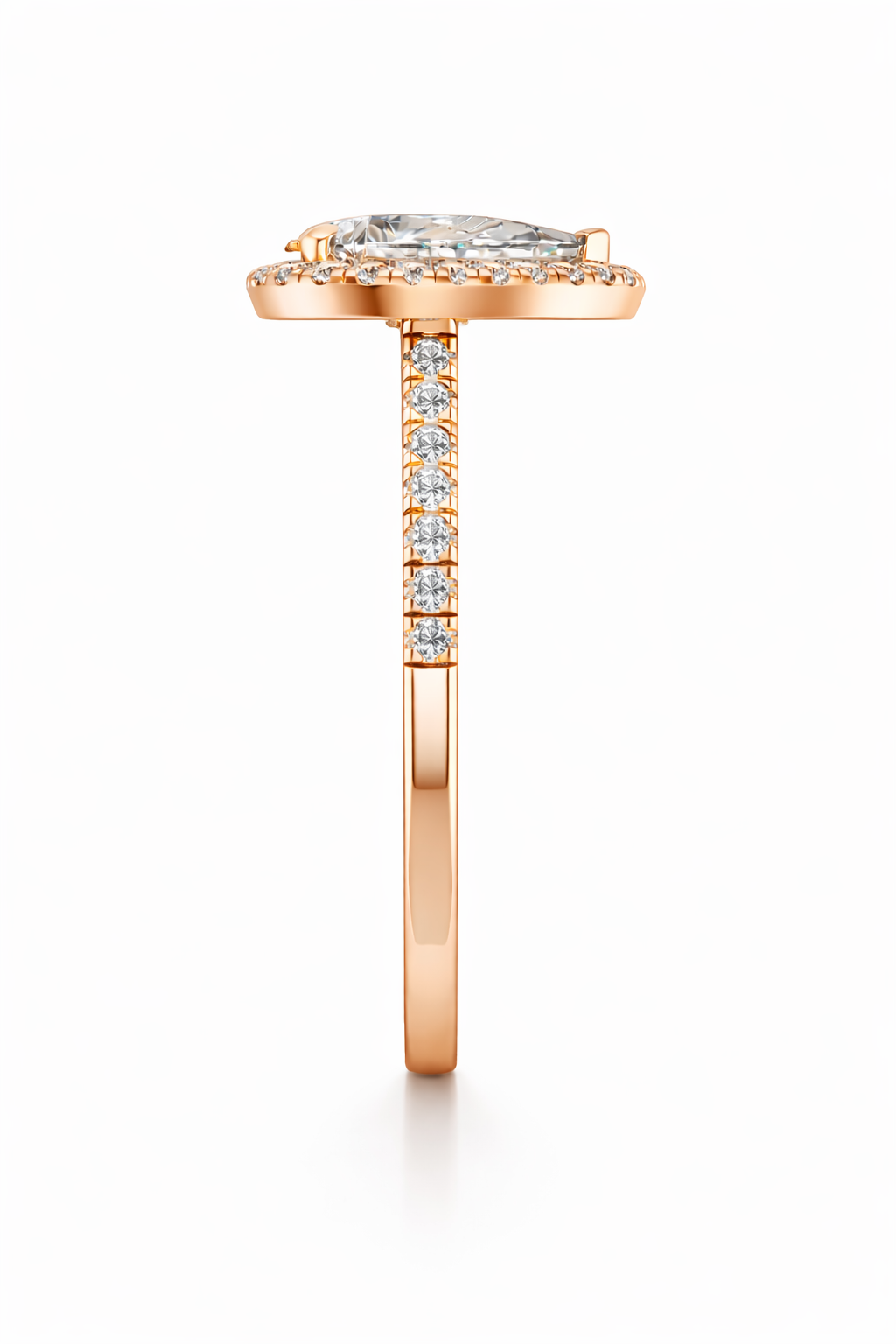 1.83 ctw Pear Diamond Certified Ring