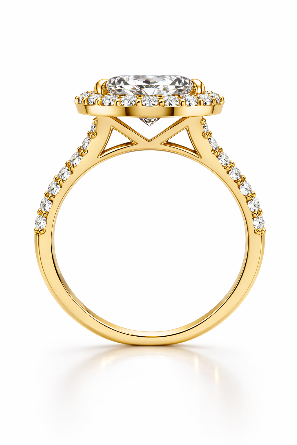 1.83 ctw Pear Diamond Certified Ring