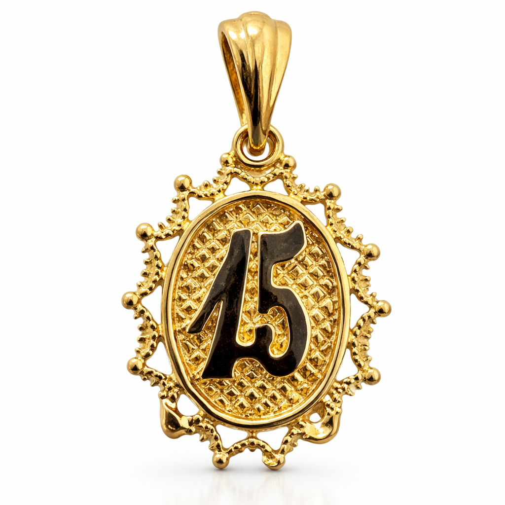 15 Años Quinceañera Pendant