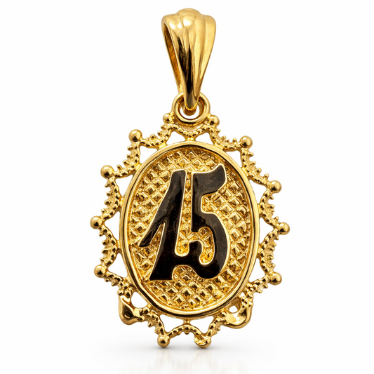 15 Años Quinceañera Pendant