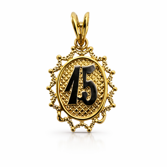15 Años Quinceañera Pendant