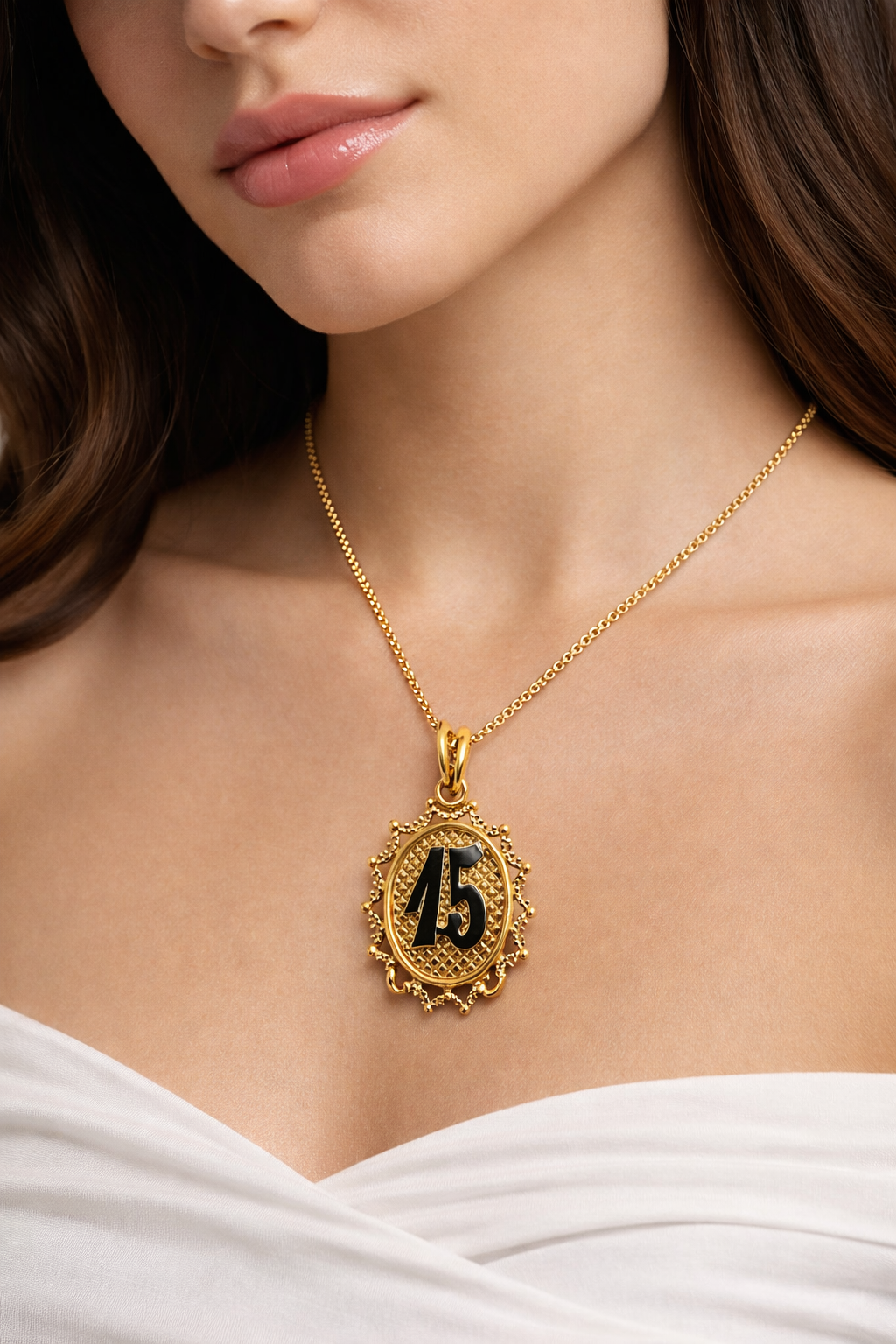 15 Años Quinceañera Pendant