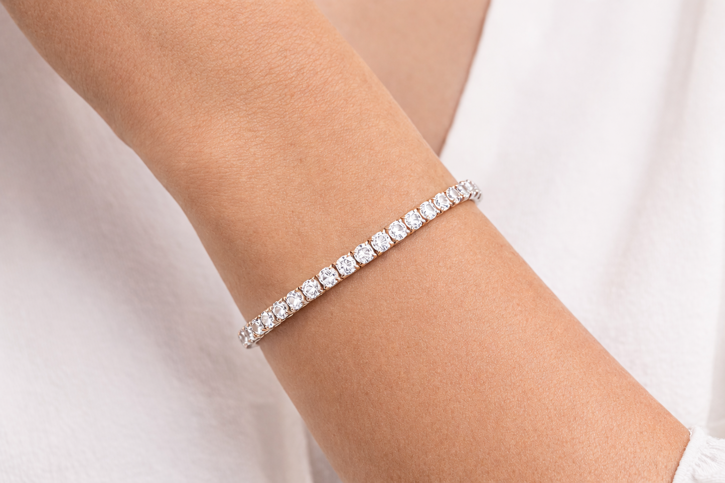 2.3 ctw Diamond Tennis Bracelet