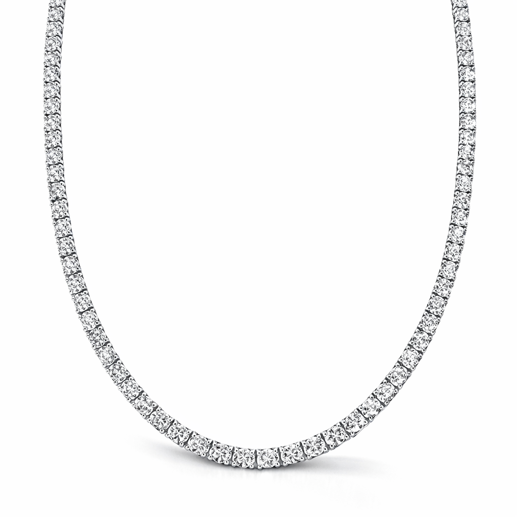 25.28 ctw Diamond Tennis Chain