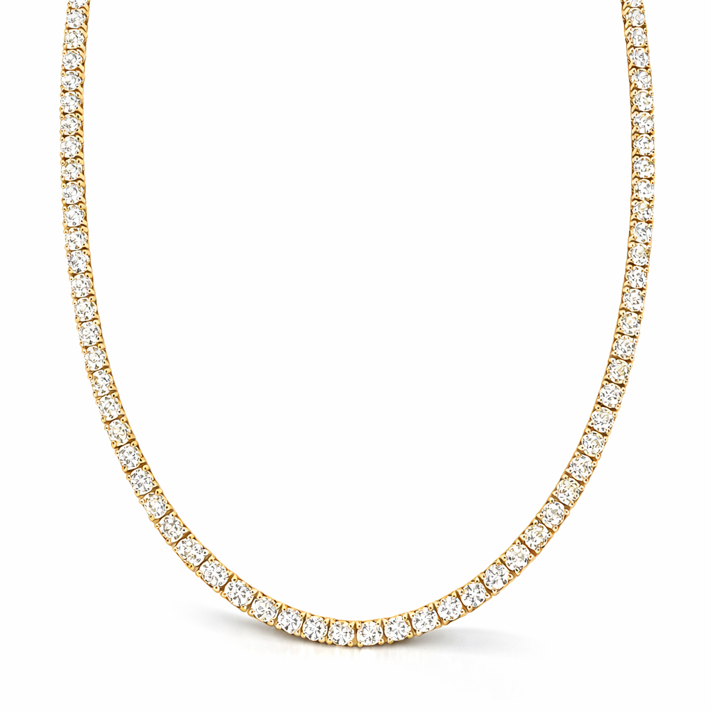 25.28 ctw Diamond Tennis Chain
