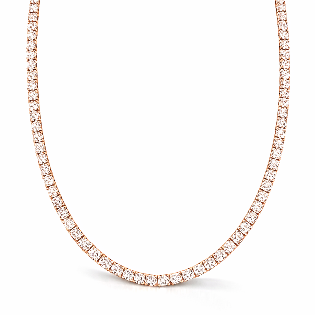 25.28 ctw Diamond Tennis Chain
