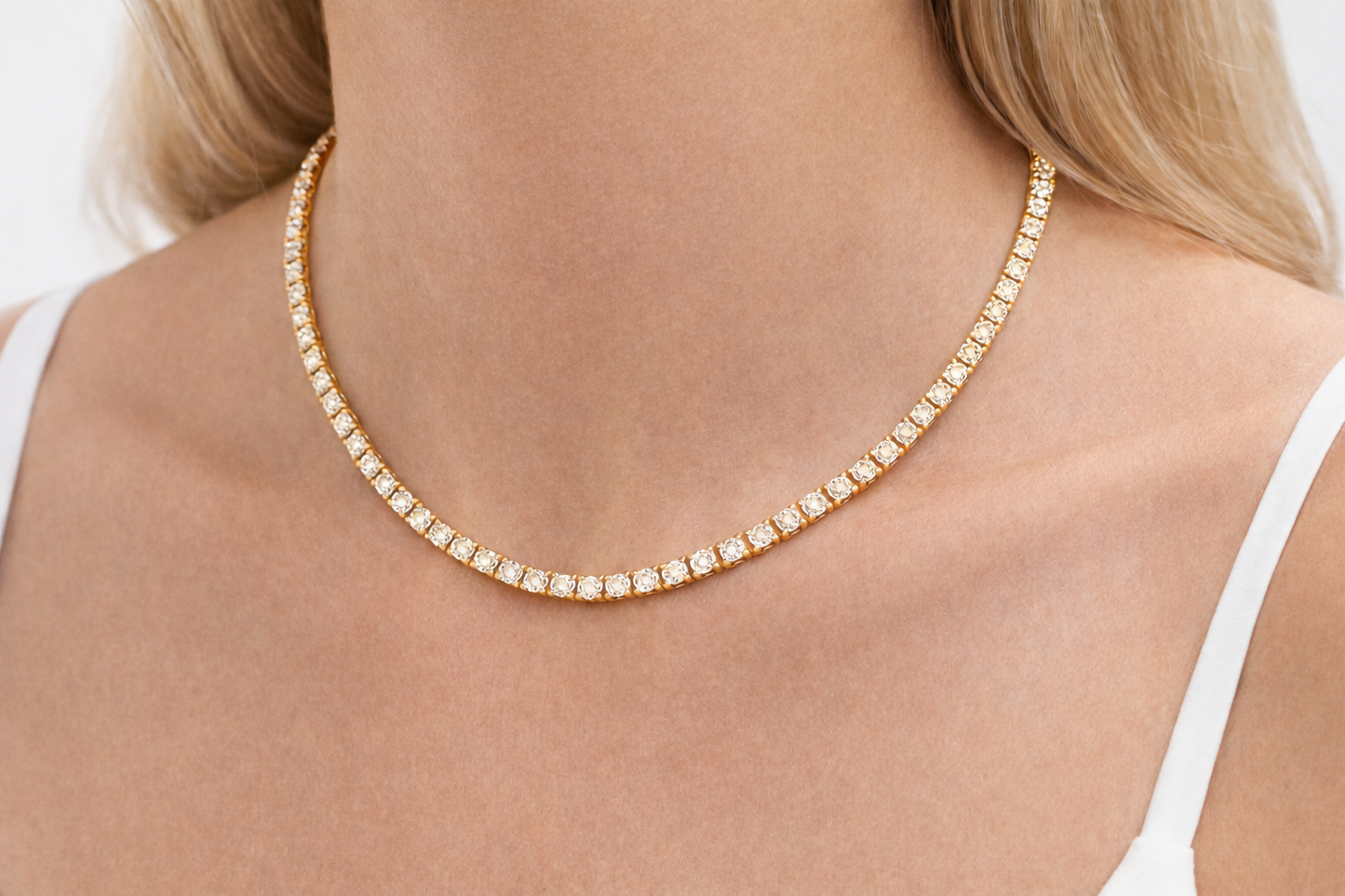 25.28 ctw Diamond Tennis Chain