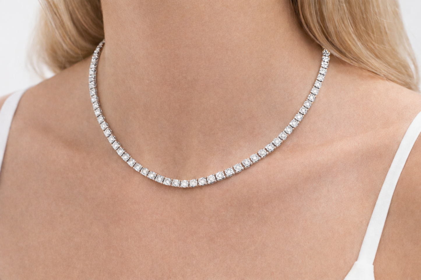 25.28 ctw Diamond Tennis Chain