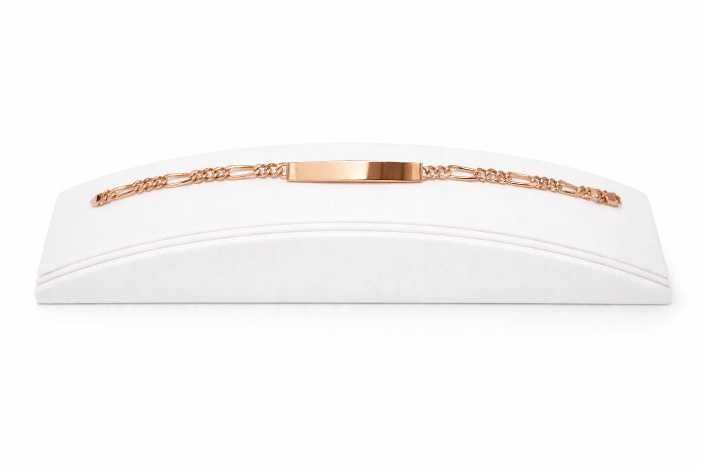 4.5mm Baby Link Figaro ID Bracelet
