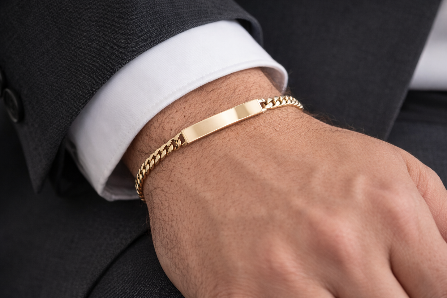 4.5mm Baby Link ID Bracelet
