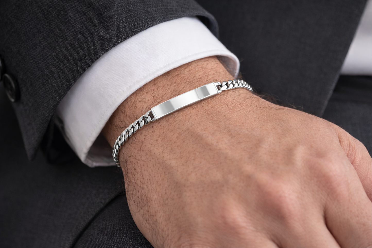 4.5mm Baby Link ID Bracelet
