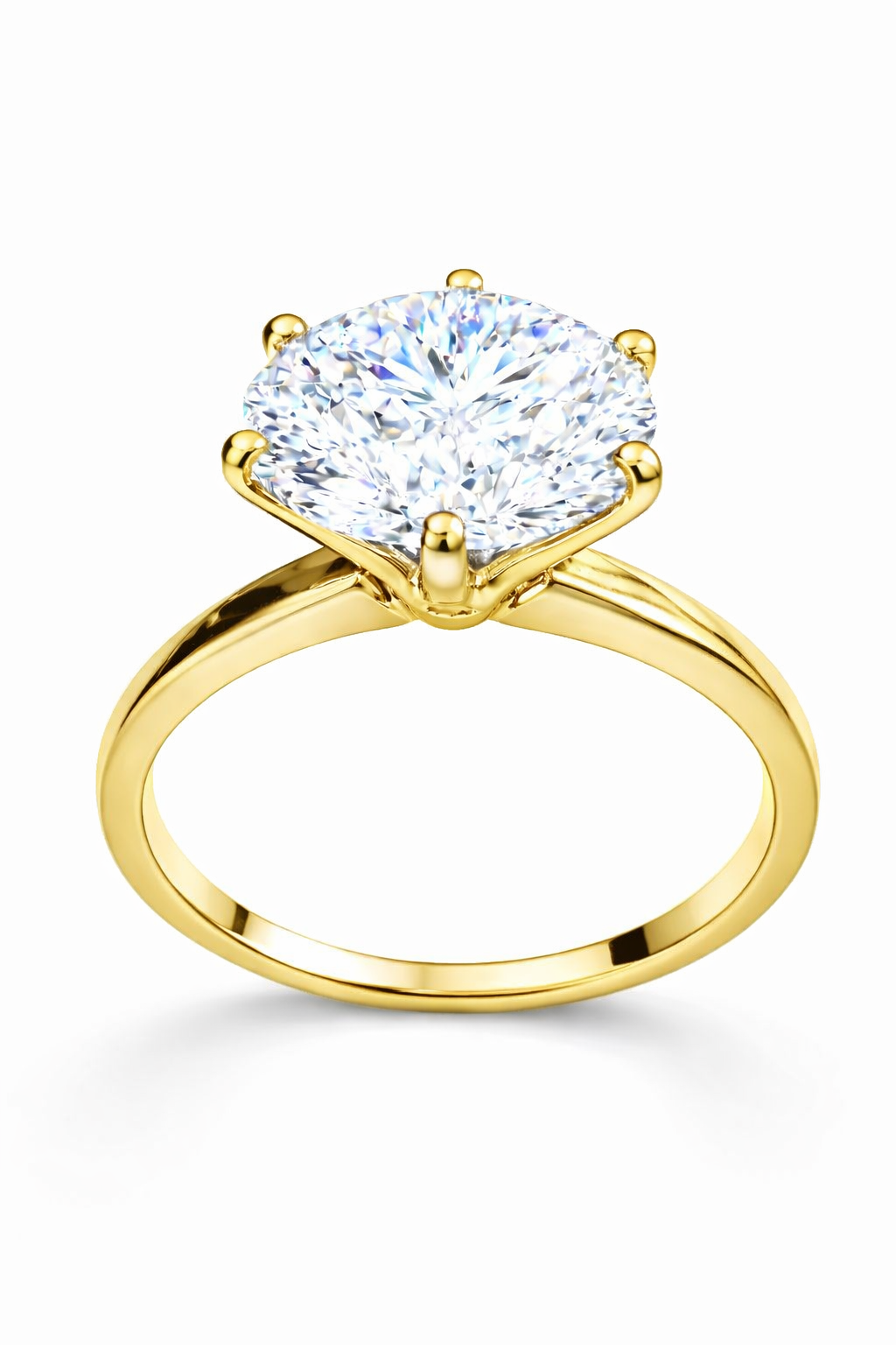 5.09 ct Solitaire Diamond Engagement Ring