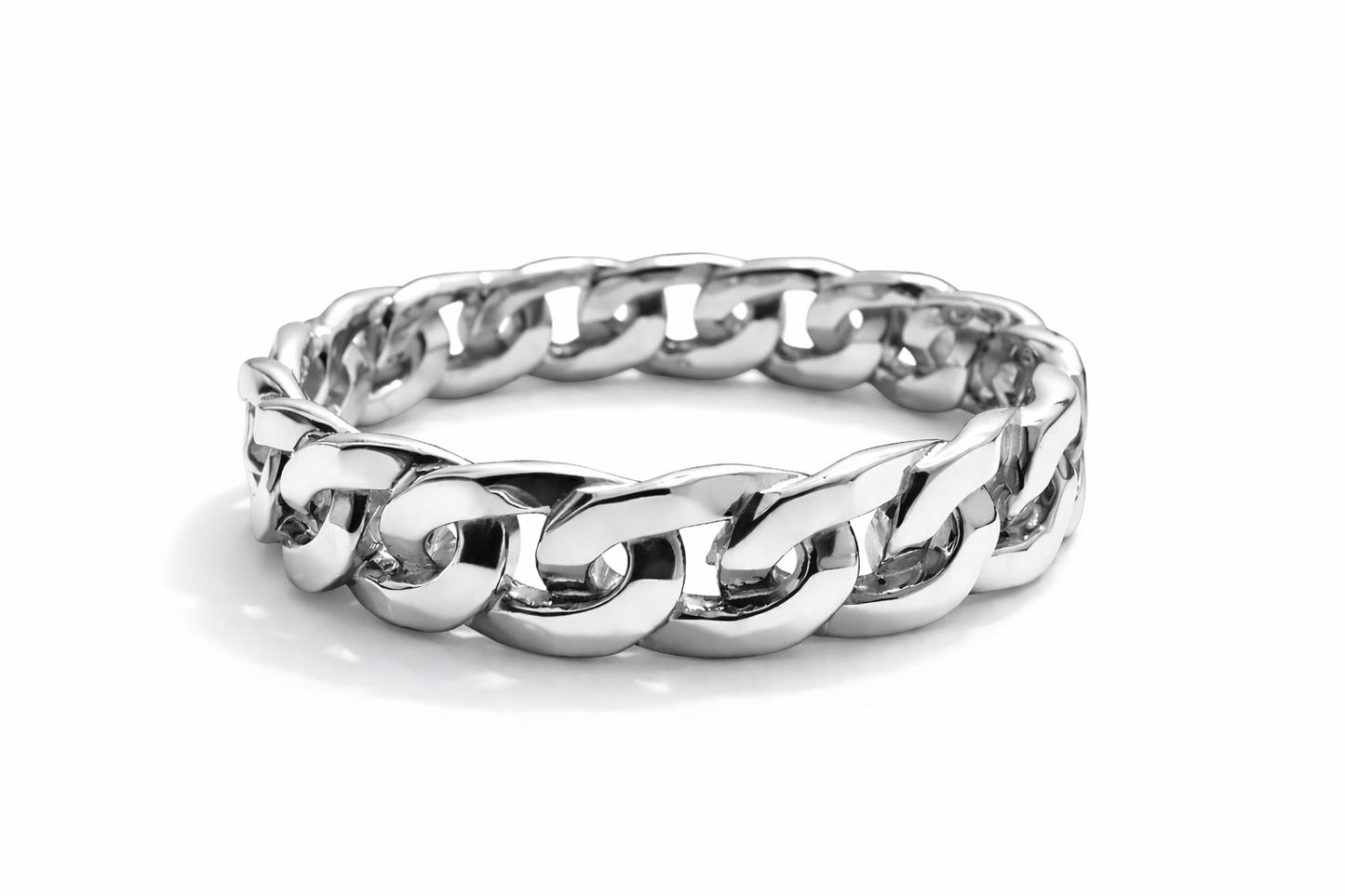 5mm All Around Cuban Link Ring