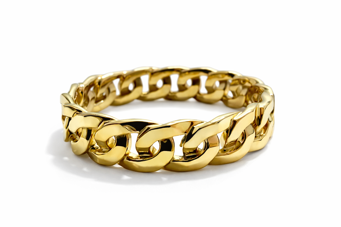 5mm All Around Cuban Link Ring