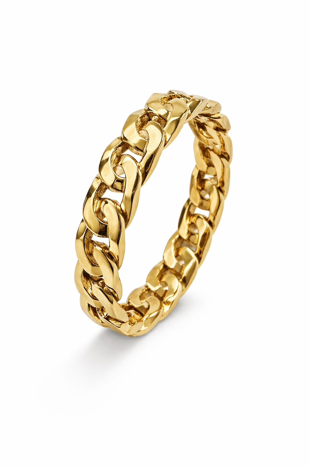 5mm All Around Cuban Link Ring