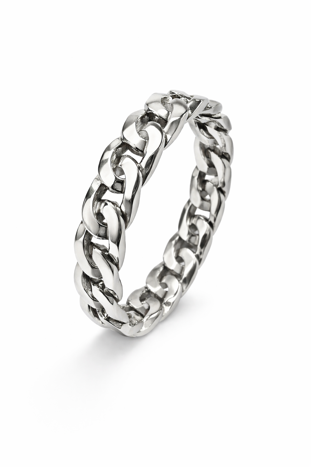 5mm All Around Cuban Link Ring