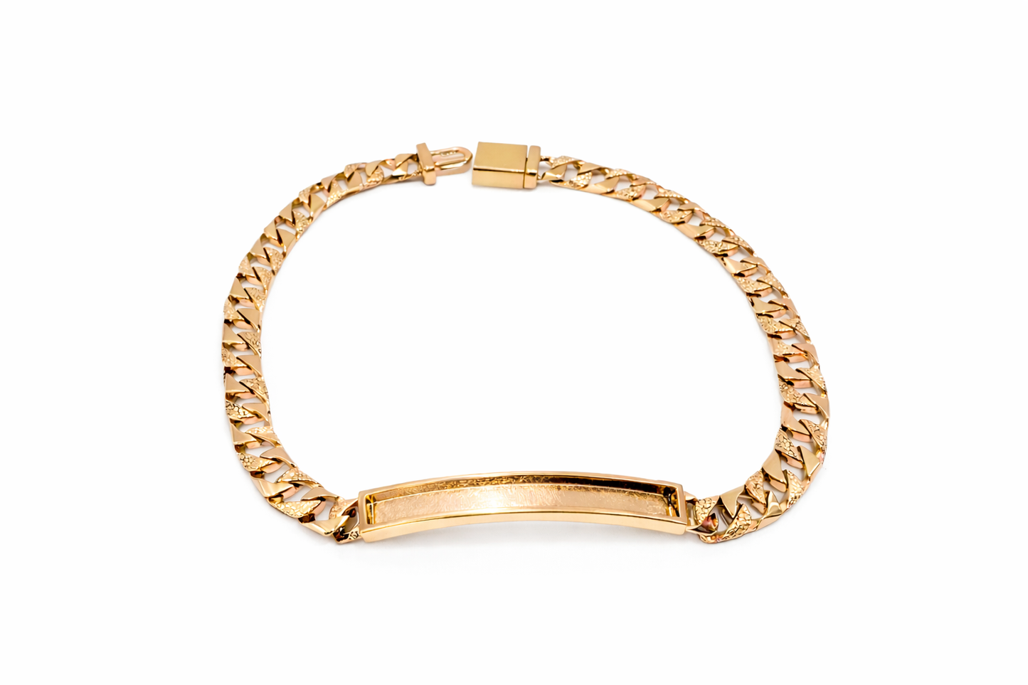 5.5mm Nugget Link ID Bracelet