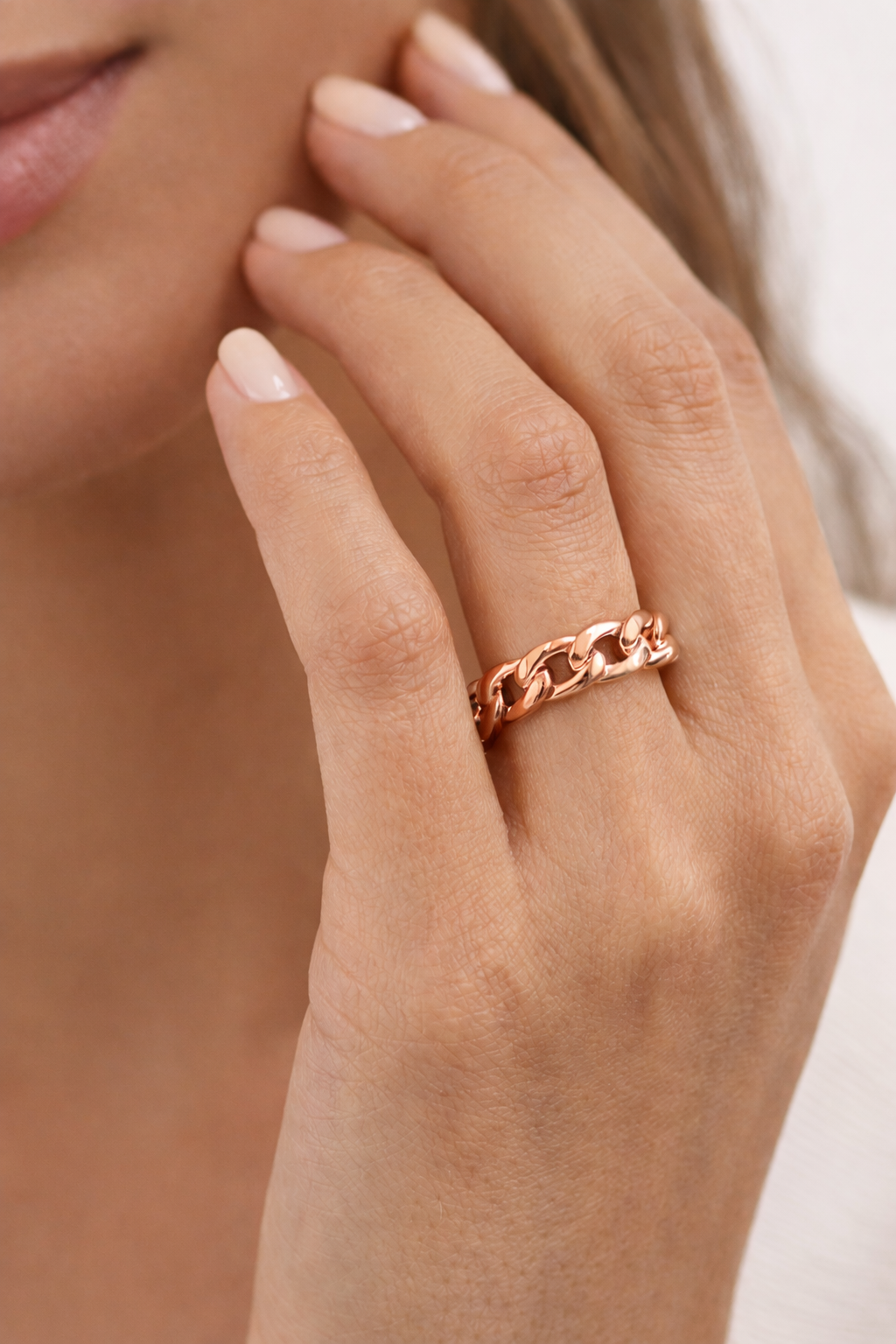 5mm All The Way Cuban Link Ring