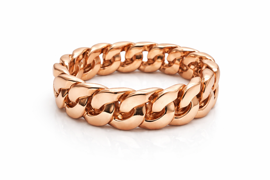 6mm All Around Cuban Link Ring