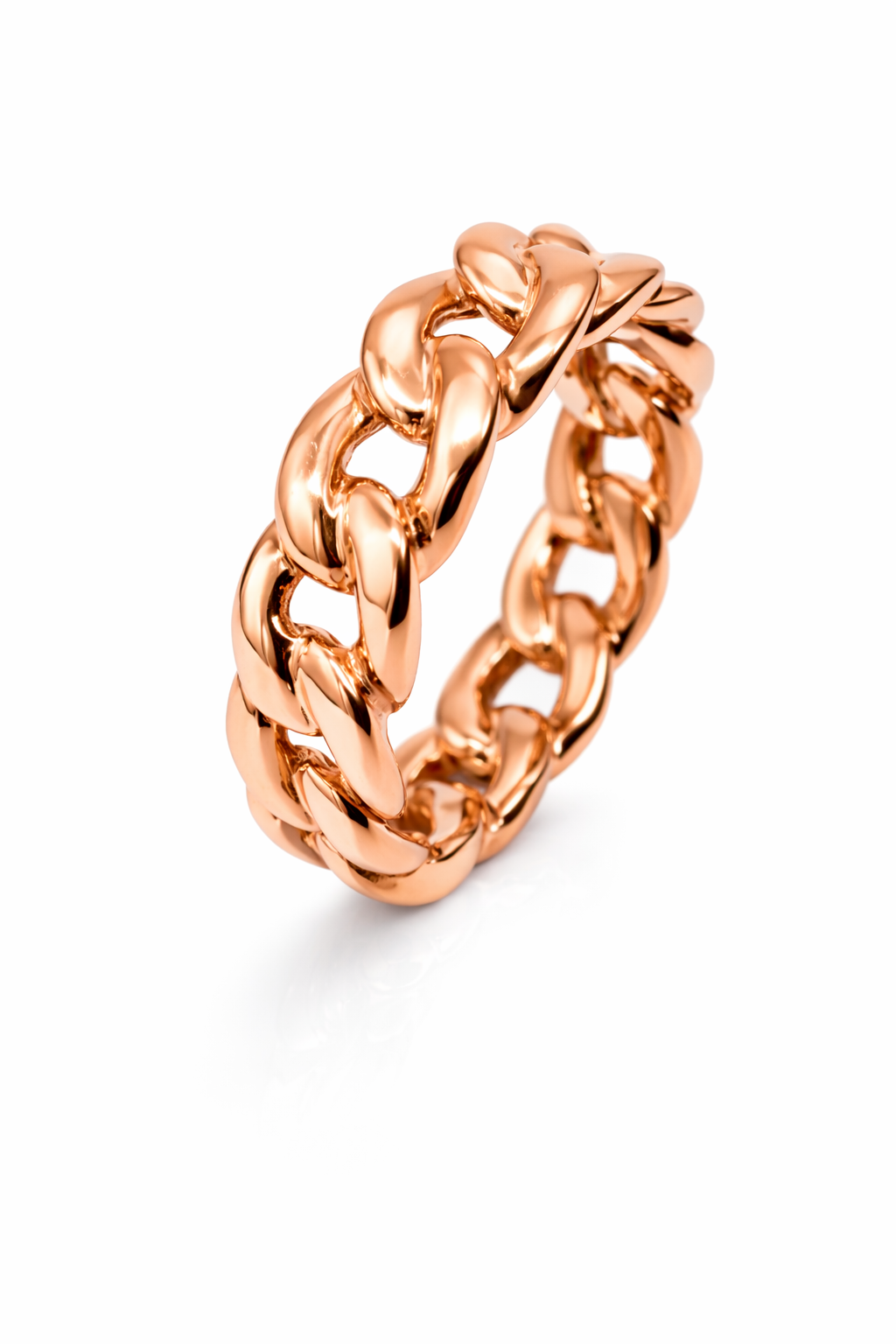 6mm All The Way Cuban Link Ring