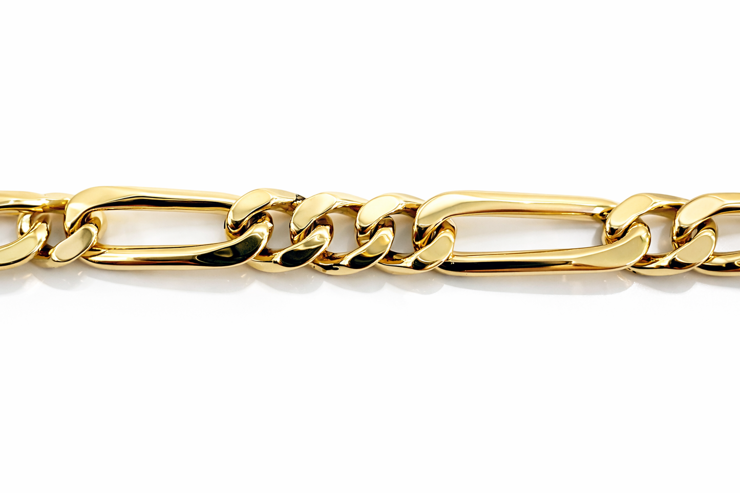 7.5mm Cuban Link Figaro ID Bracelet