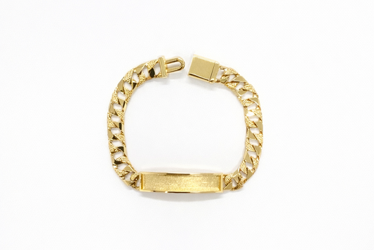 7.5mm Nugget ID Link Bracelet