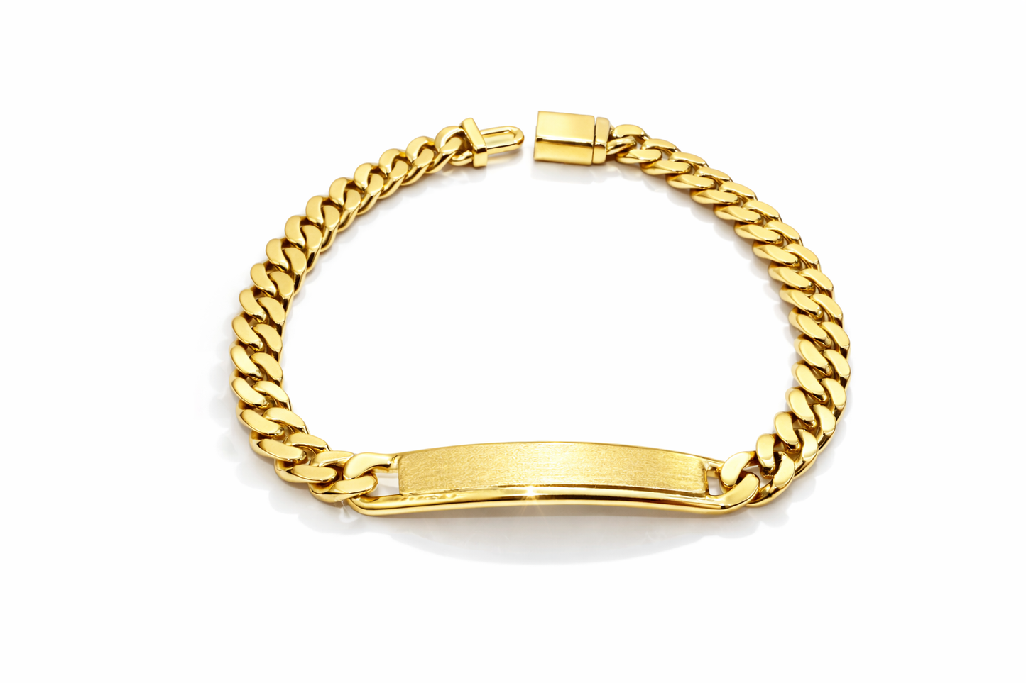 8mm Cuban Link ID Bracelet