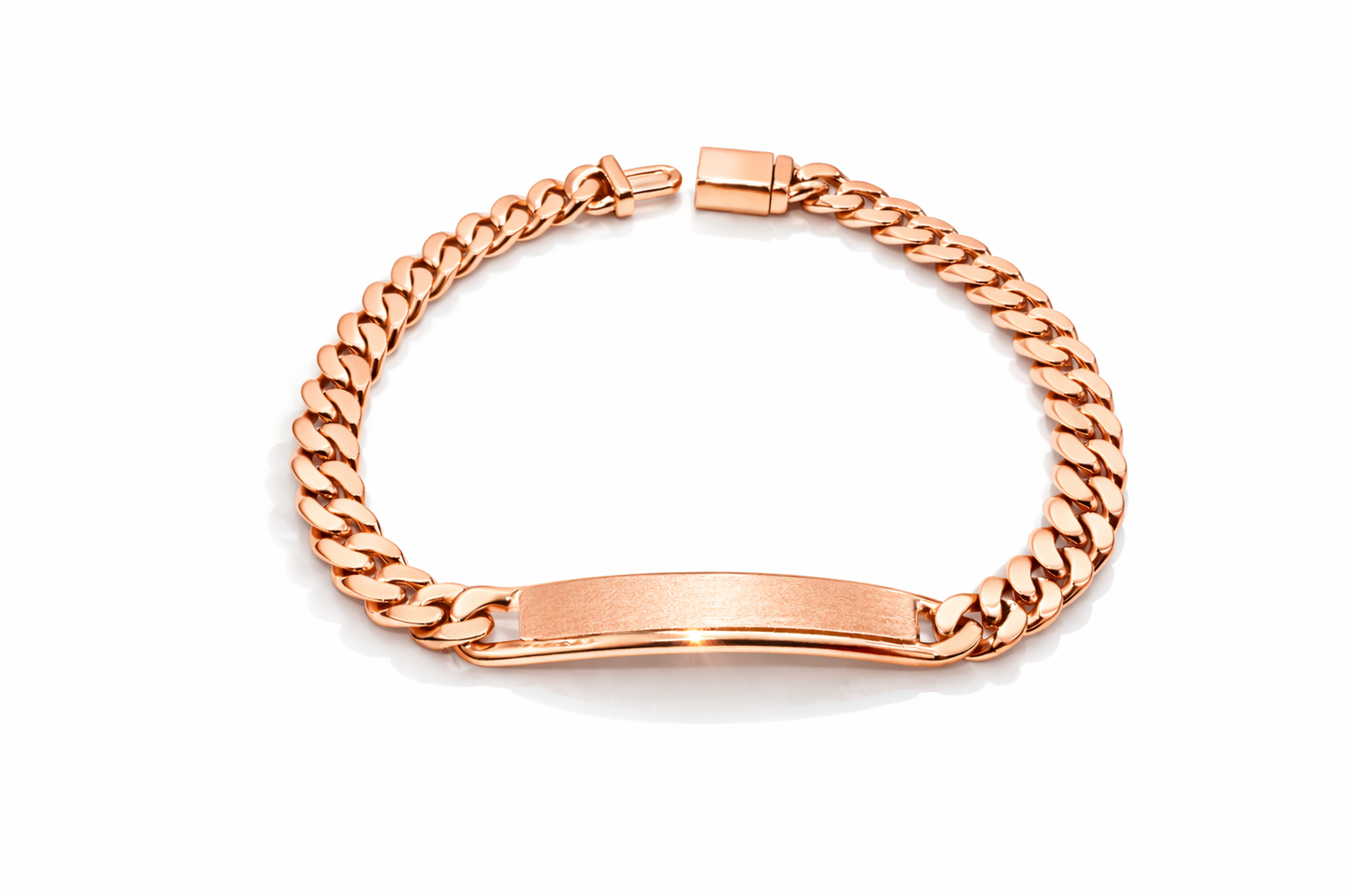 8mm Cuban Link ID Bracelet
