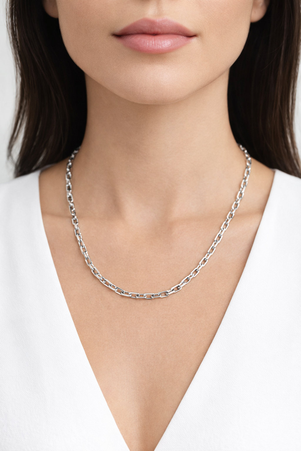 Rectangle Square Necklace