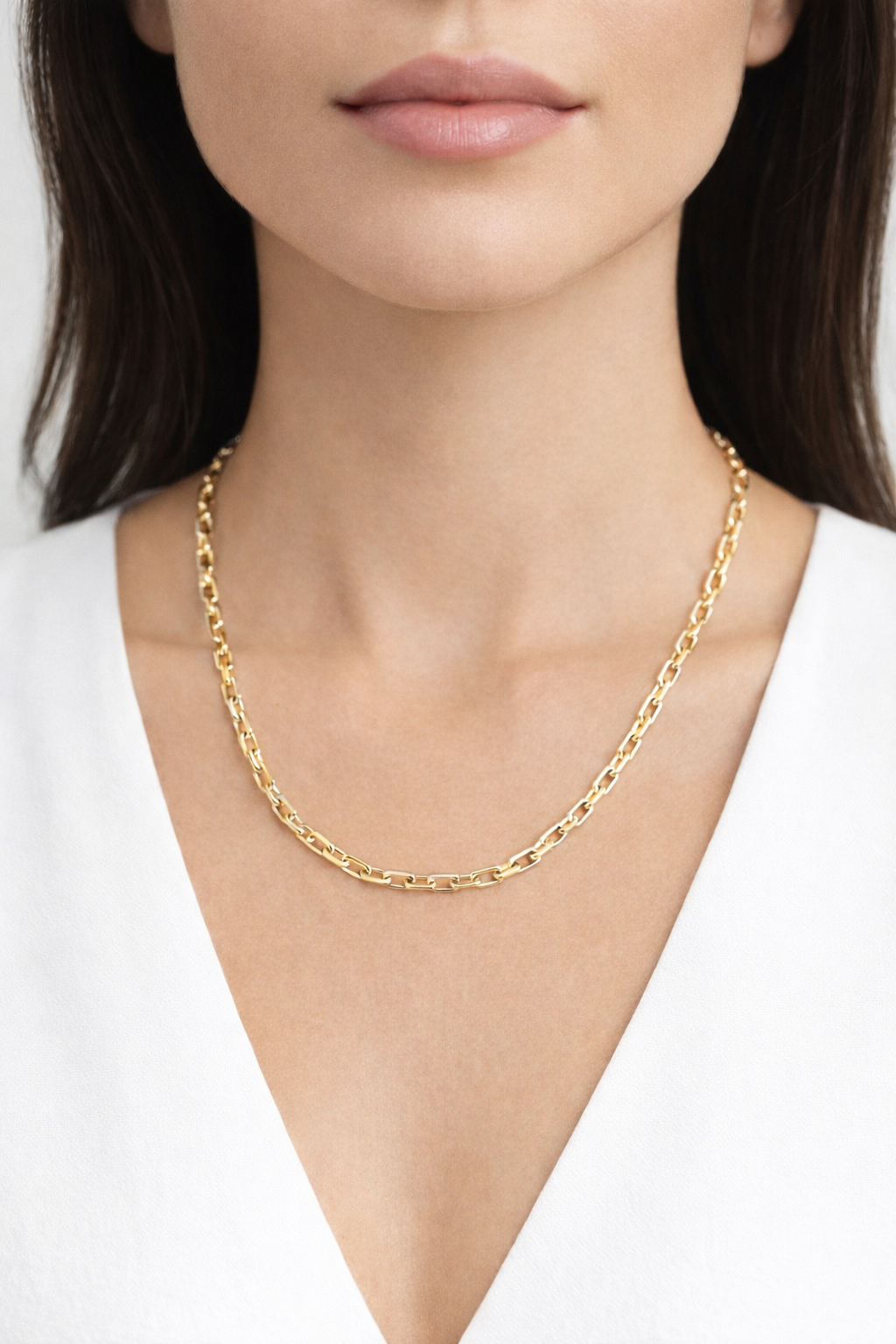 Rectangle Square Necklace