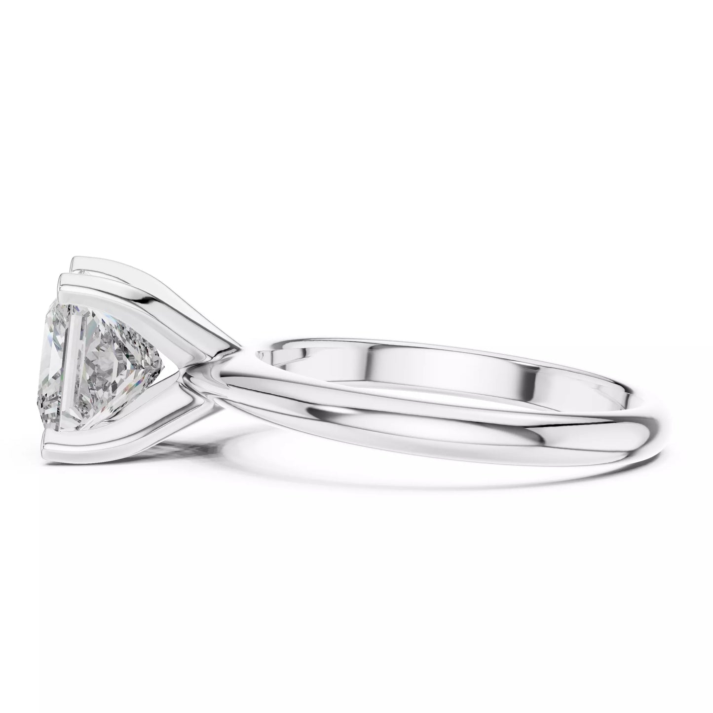 2.00 ctw Princess Diamond Solitaire Engagement Ring