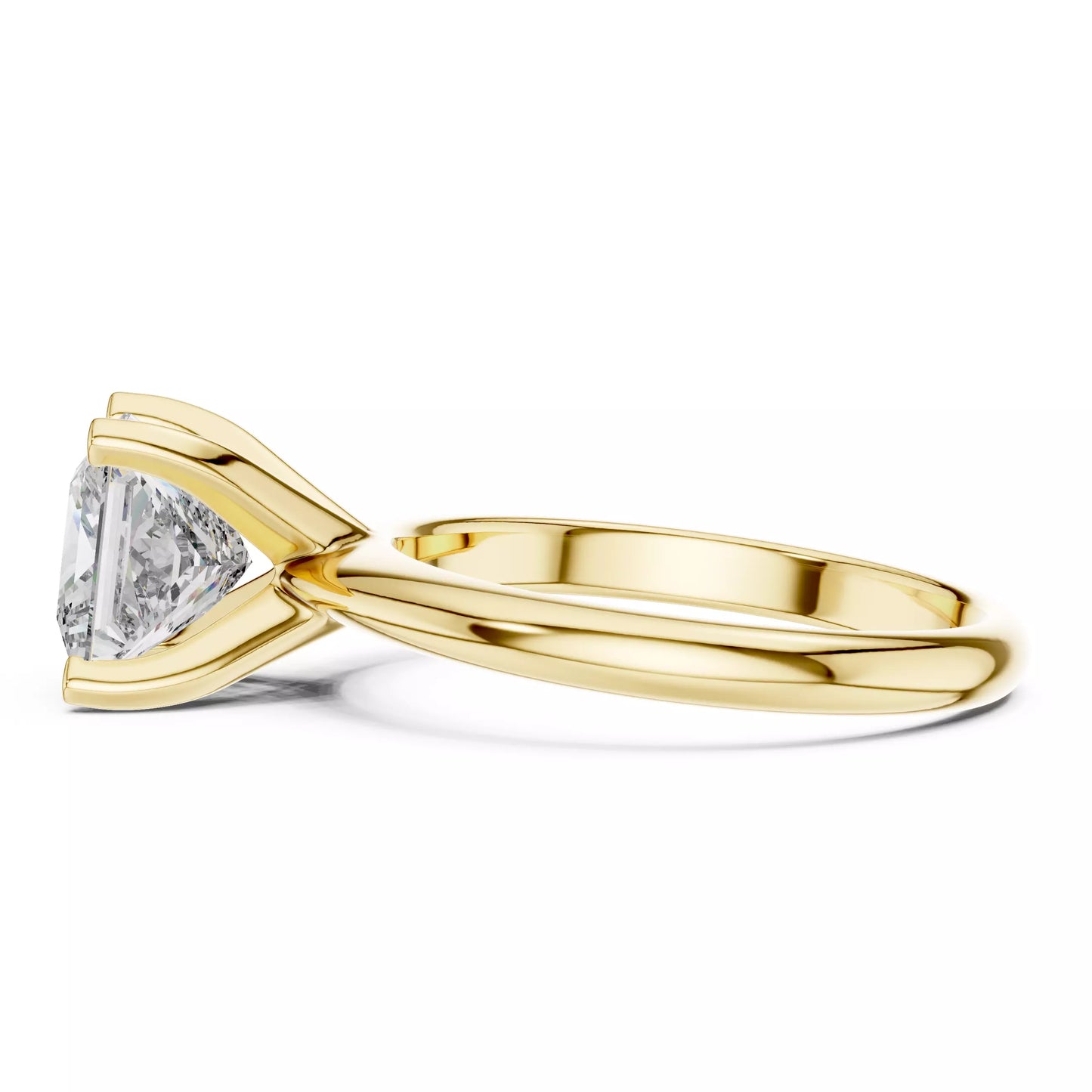 2.00 ctw Princess Diamond Solitaire Engagement Ring