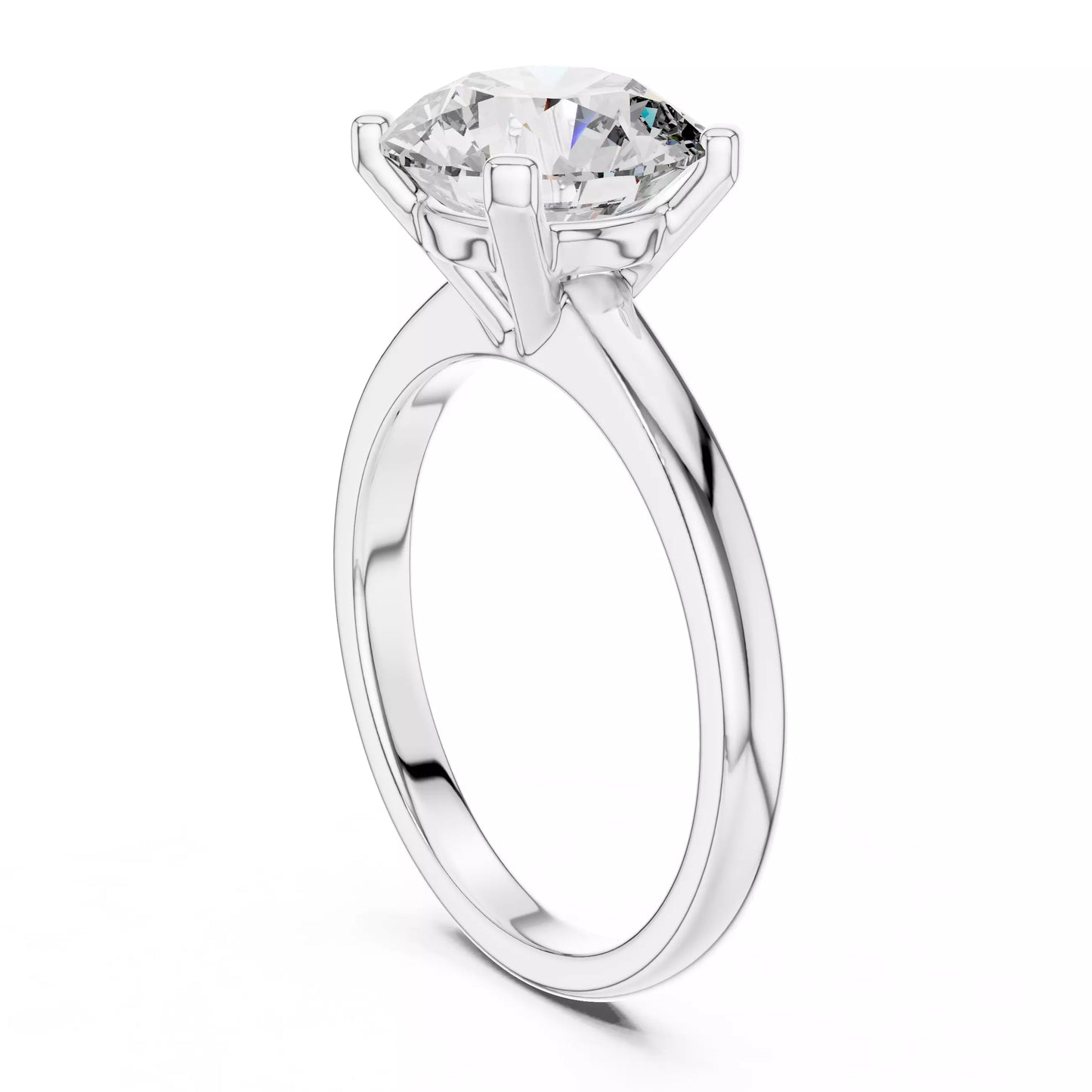 2.50 ctw Round Diamond Solitaire Engagement Ring