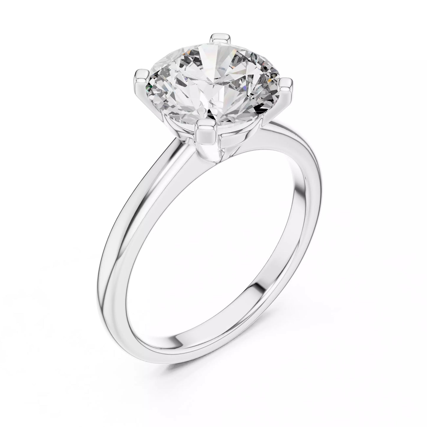 2.50 ctw Round Diamond Solitaire Engagement Ring