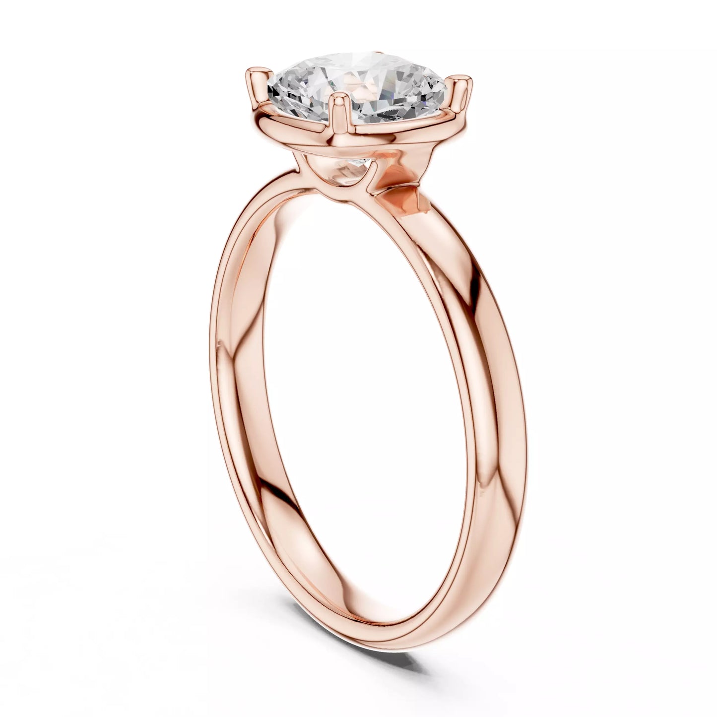 1.50 ctw Cushion Diamond Solitaire Engagement Ring