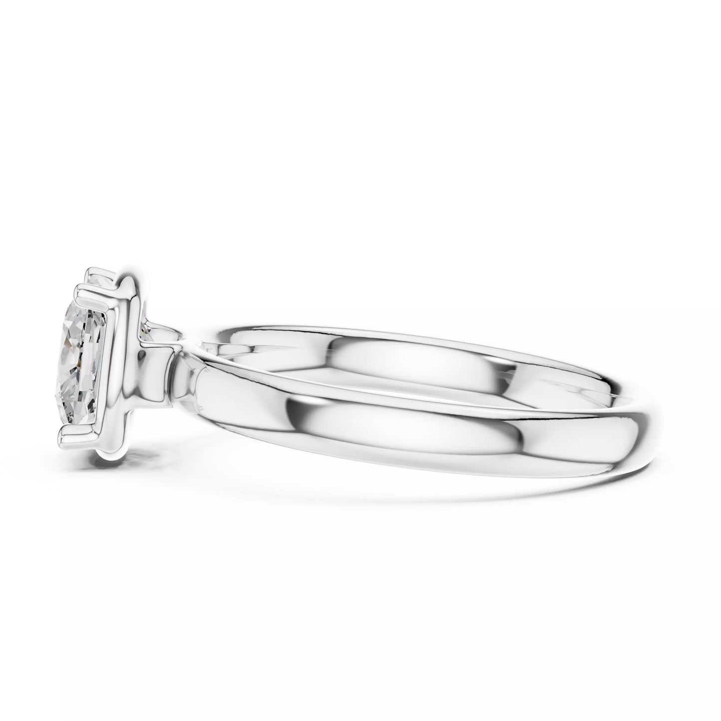 1.50 ctw Cushion Diamond Solitaire Engagement Ring