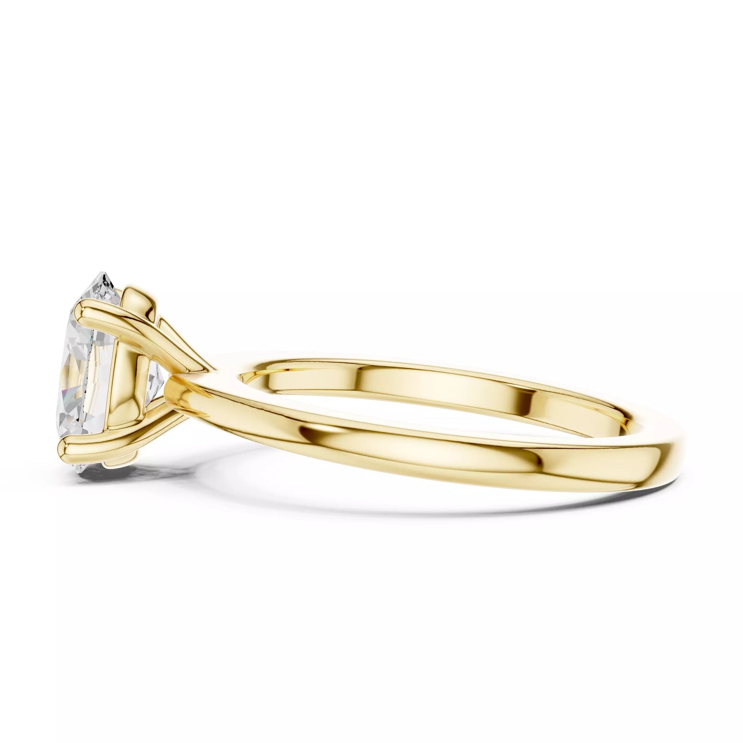 1.50 ctw Oval Diamond Solitaire Engagement Ring